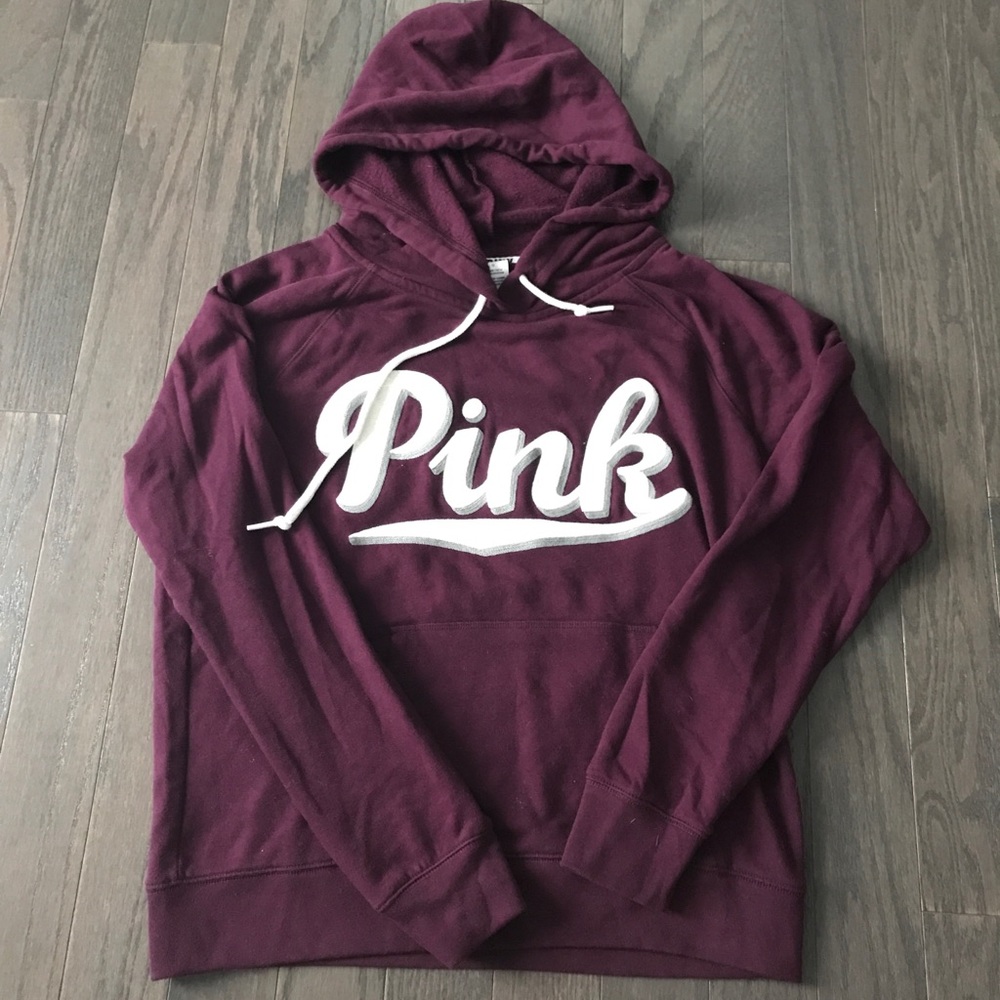 Victoria’s Secret PINK Pullover Embroidered Hoodie